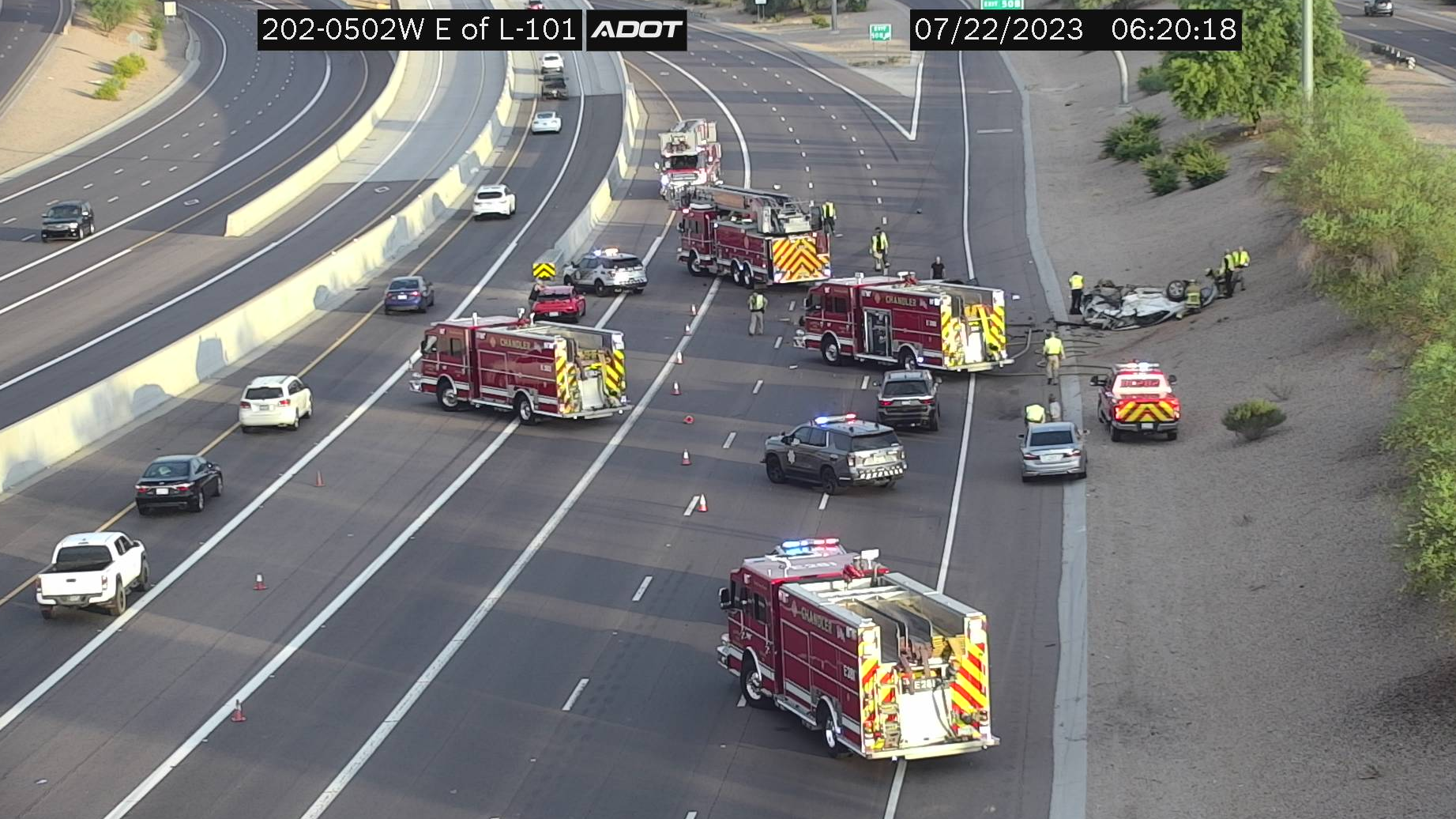 202 Accident Today, Motorcycle Accident Reported in Arizona 202 Freeway - Maricopa County, AZ